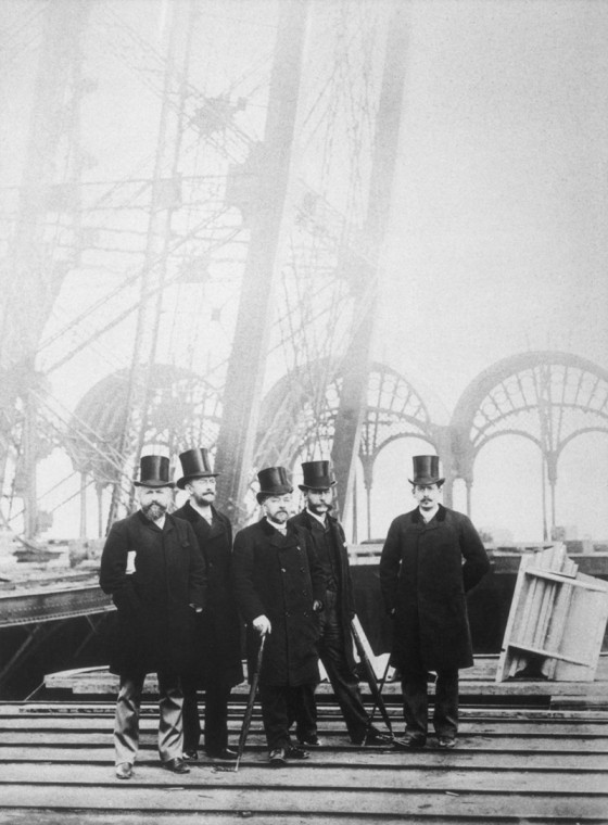 Photo Gustave Eiffel and his team